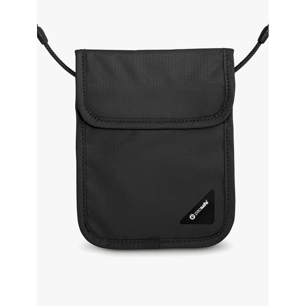 Pacsafe Coversafe X75 RFID Blocking Neck Pouch, BLACK