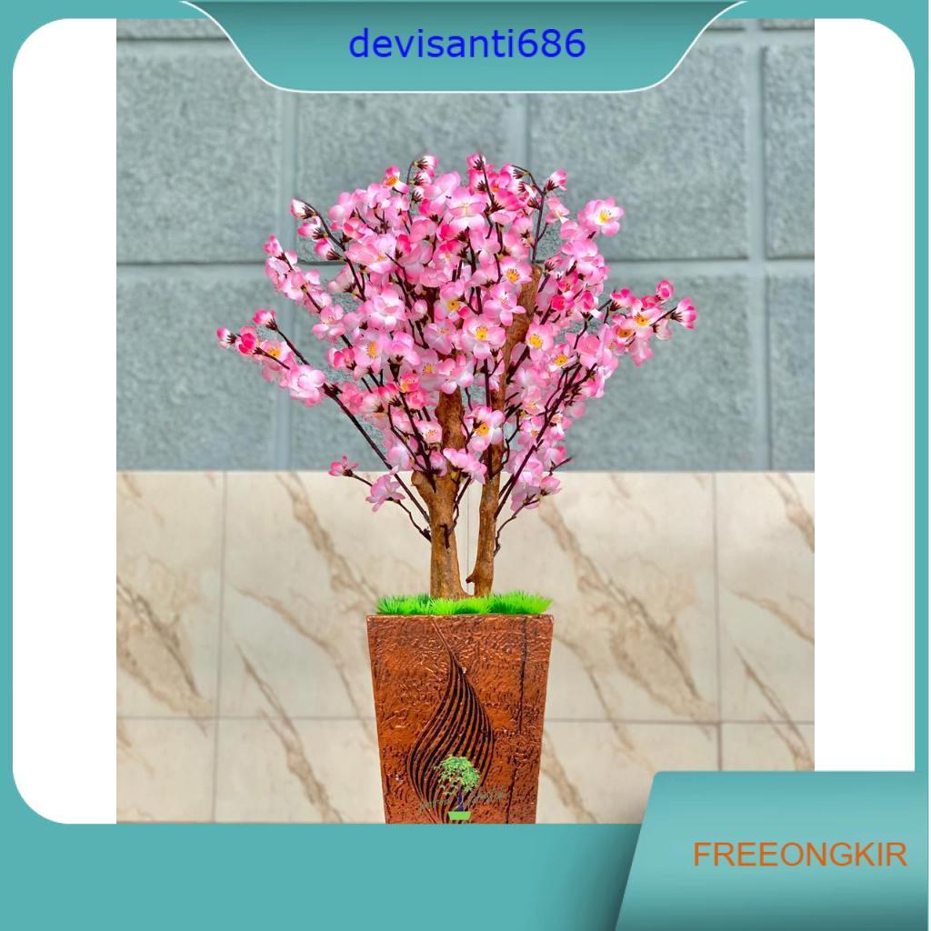 Sakura artificial 70cm bunga sakura plastik pohon sakura bunga plastik kembang plastik bunga artific