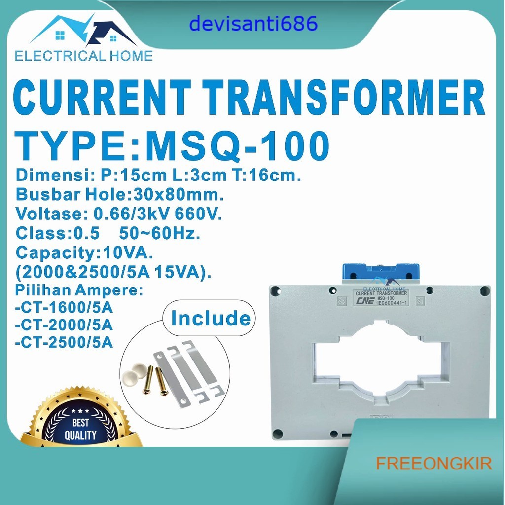 Current Transformer CT MSQ-100 CT-1600/5A CT-2000/5A CT-2500/5A