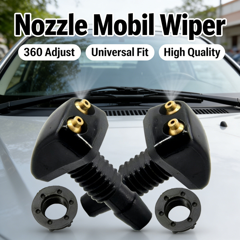 Wiper Mobil Kaca Depan Nozzle Nozzle Adjust Mobil Universal 360° Nozzle Wiper