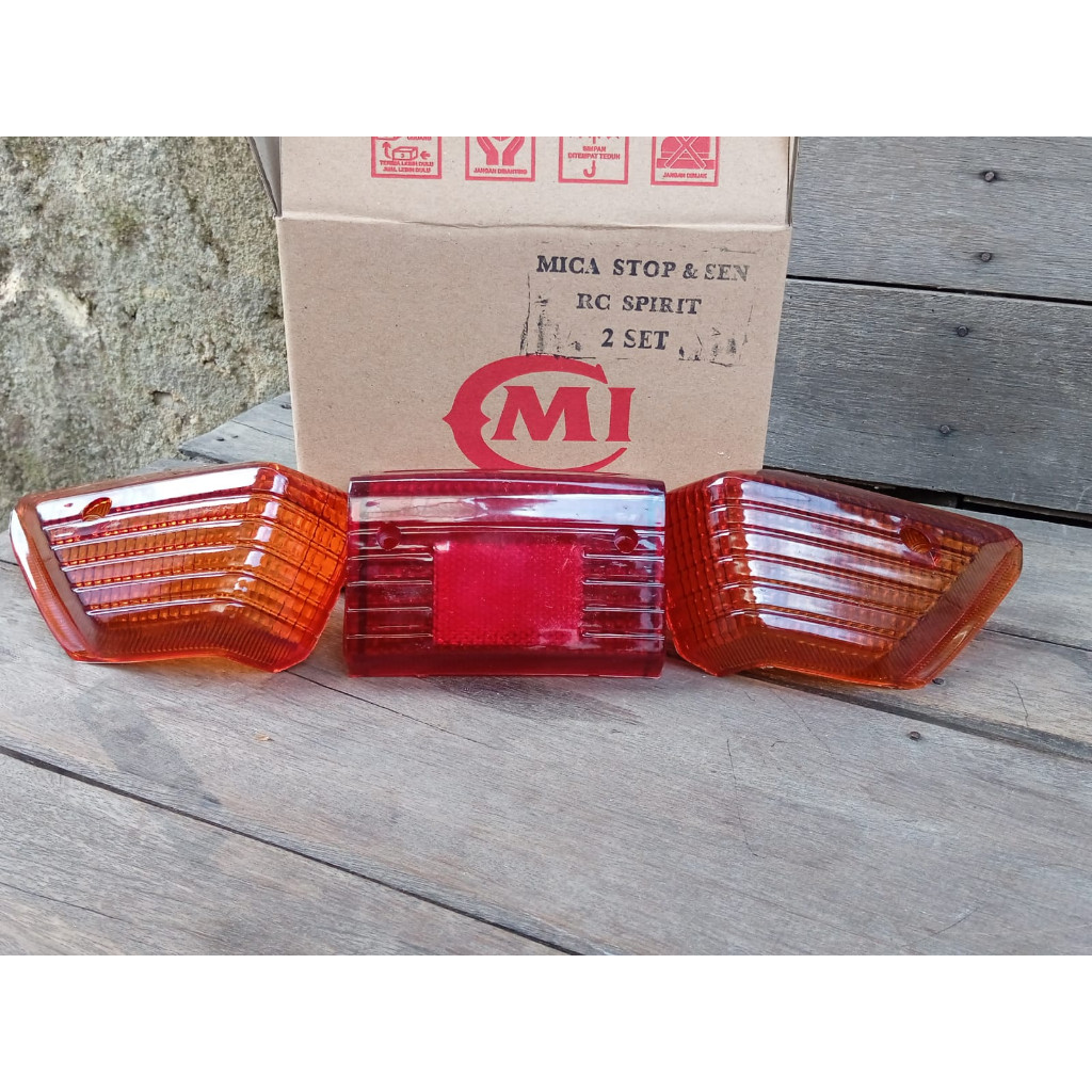 mika kaca lampu stoplamp sein belakang suzuki rc100 rc80 bravo rc 100 80 | Mika Stoplamp RC Belakang