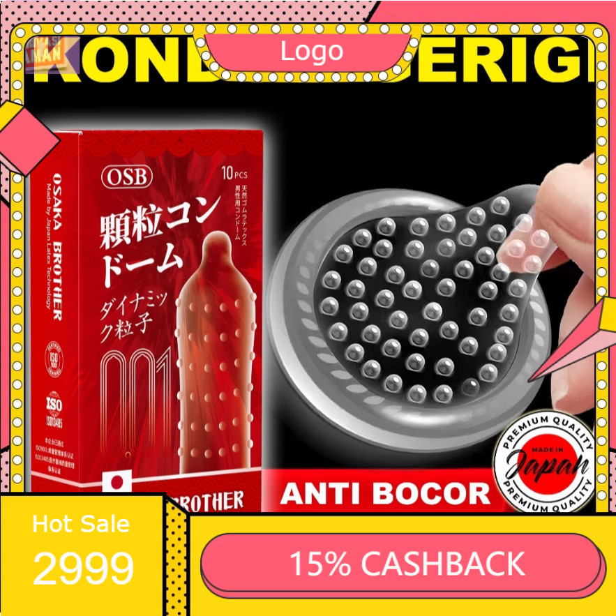 Promo Terlaris Kondom GERIGI - Sensasi Geli Bergerigi Anti Bocor - Paling Rekomendasi  dw
