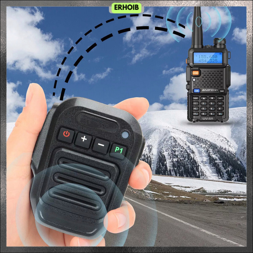 Speaker Microphone Walkie Talkie PTT Wireless Bluetooth - T5