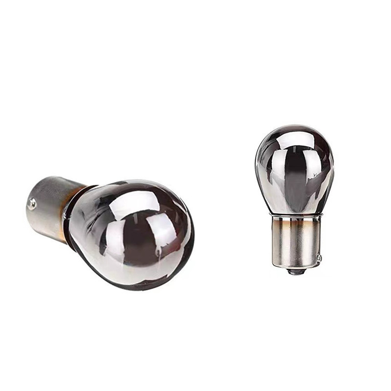 2Pcs Bau15s 1156 581  PY21W rome Silver Amber Rear Incator Bulbs Turn Signal Tail Brake Light 12V Pa