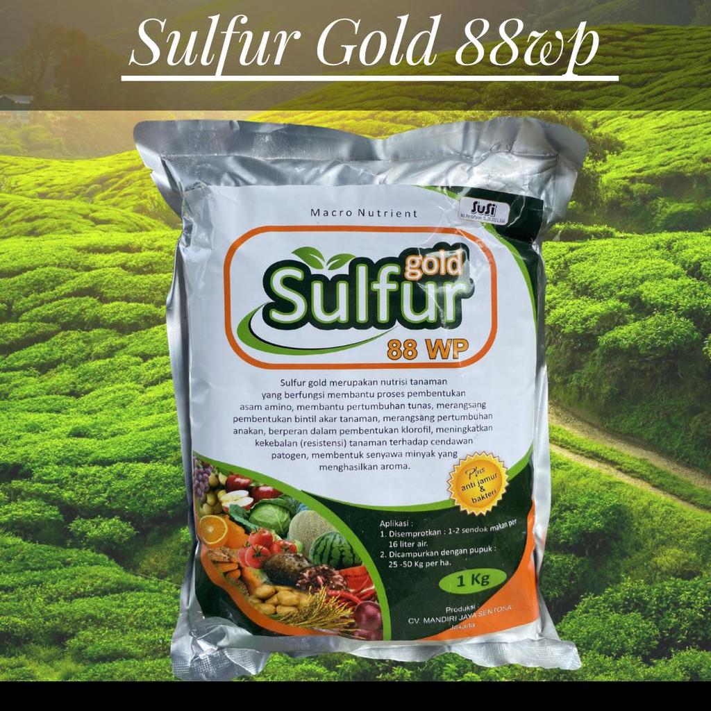Sulfur Gold 1 Kg Fungisida Sulfur Belerang