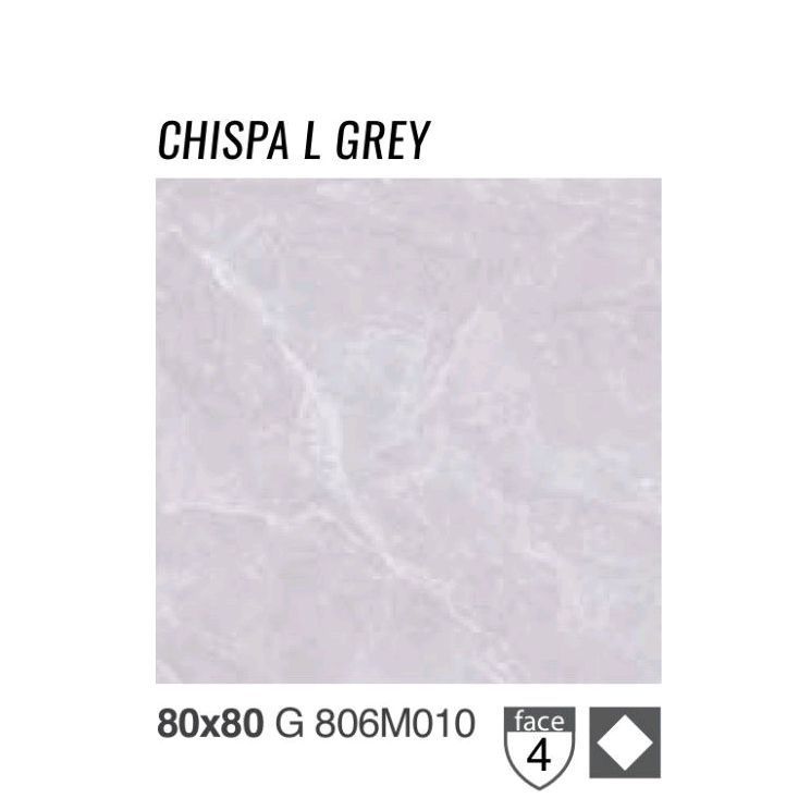 Granit Lantai Dan Dinding 60x120_80x80 Dan 60x60 Chispa L Grey Glazed Polish | Kilap Product Garuda