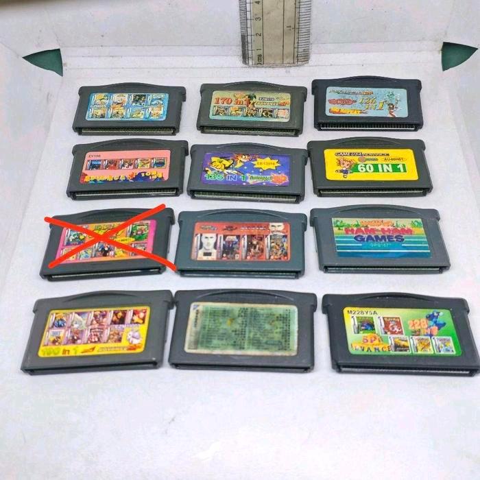 Kaset Game Boy GBA Gameboy Advance Multi Games in 1 2ND