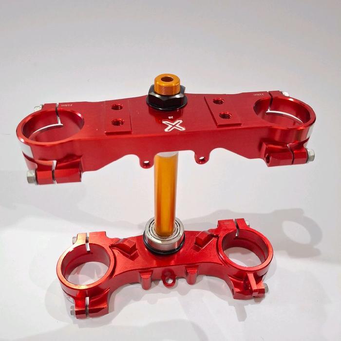Triple Clamp KLX 140 USD CRF 150 L X Clamp by Enduro Equipment - Merah