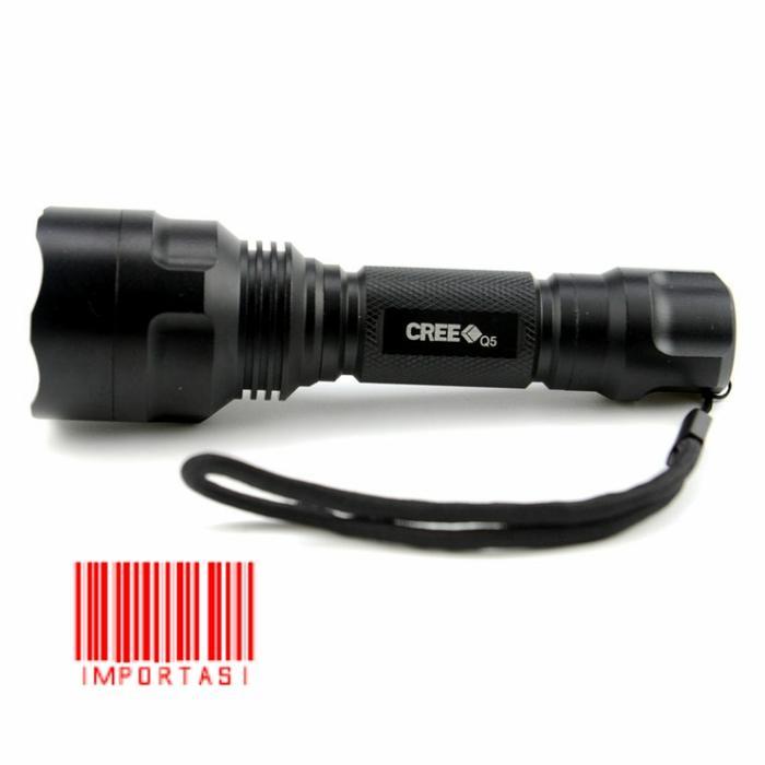 TAFFLED Senter LED Flashlight Waterproof Cree Q5 3800 Lumens - C8