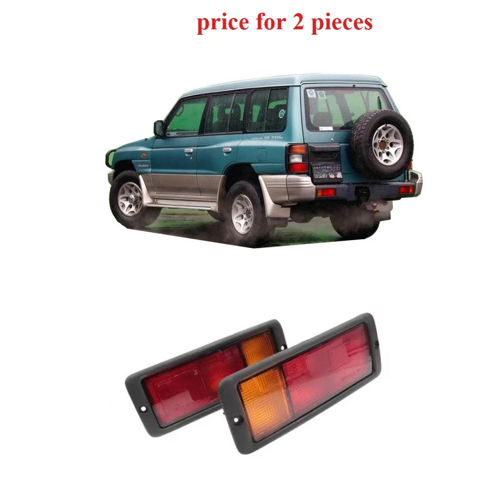 2 Pieces Rear Bumper Lamp for Pajero V20 1989-1999 Rear Fog Light Without Bulb for Montero V30 Shogu