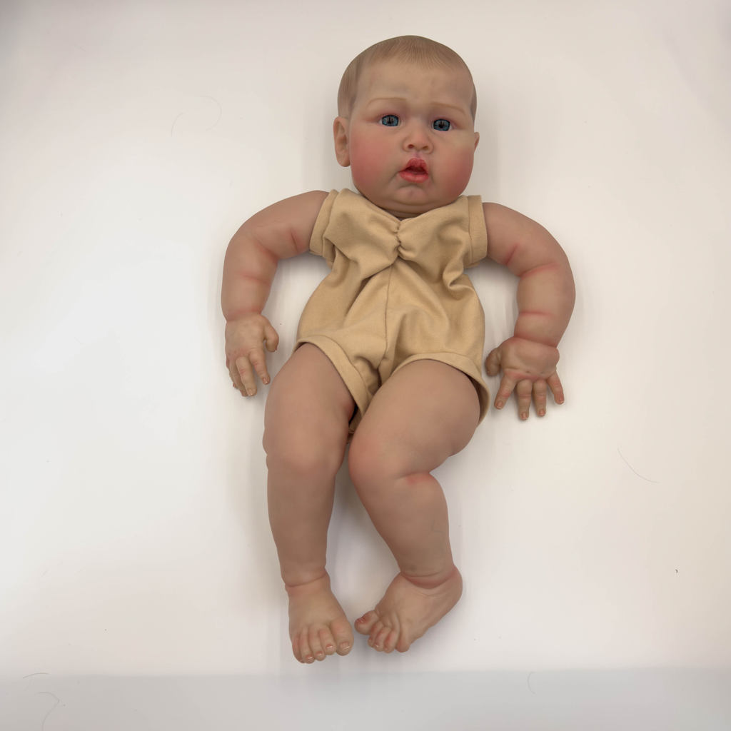 NPK 24in Blue Sparrow Lifelike Reborn Doll kit painted Doll kit Unfinished Doll parts With Hand Pain