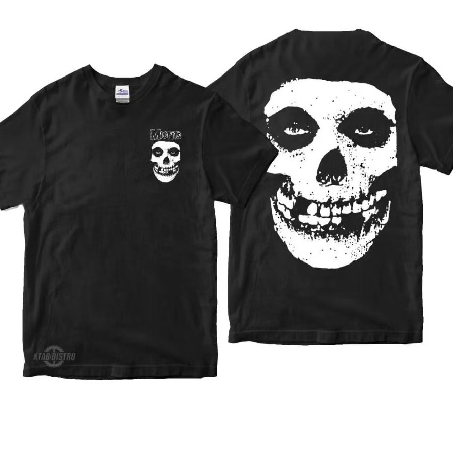 Kaos Band MISFITS Logo Kaos Misfits Punk Metal Danzig