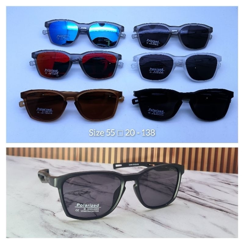 TERMURAHHH S, , , COD KACAMATA HITAM PRIA OK3364 LENSA POLATIZED ANTI SILAU SINAR UV 400