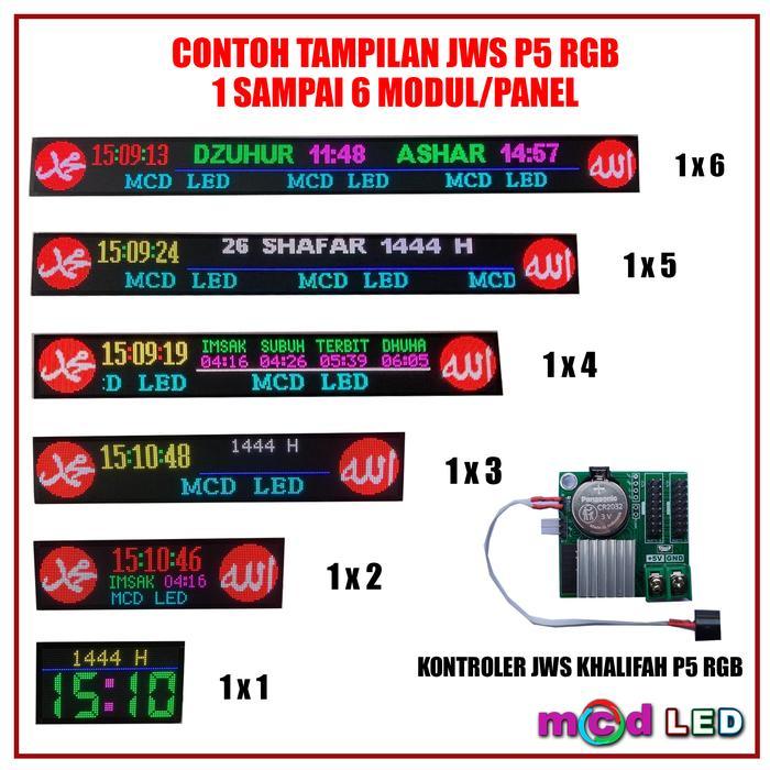 KONTROLER JWS WIFI P5 RGB - uk 1x3 panel, HANYA JWS