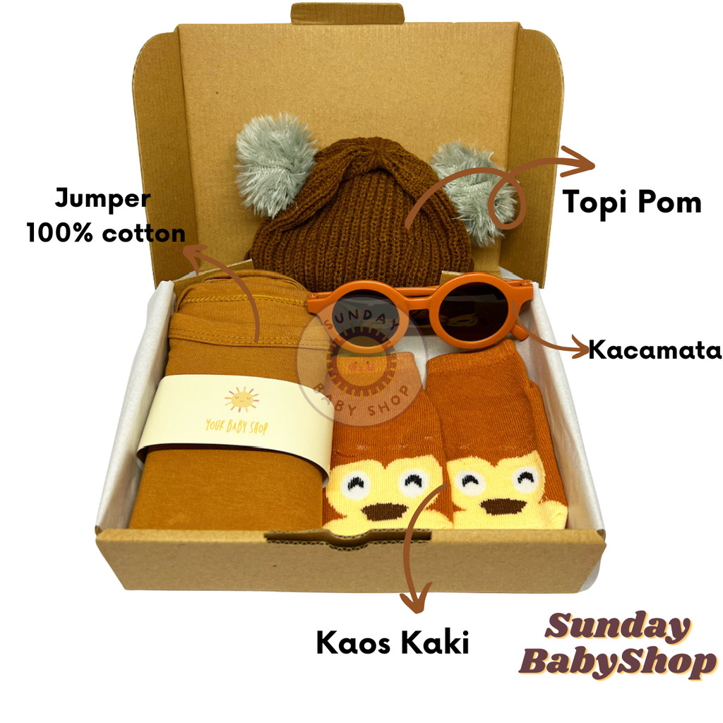 SBS Premium Hampers Bayi Newborn Baby Gift Set kado Lahiran Parcel Bayi Laki Laki Perempuan