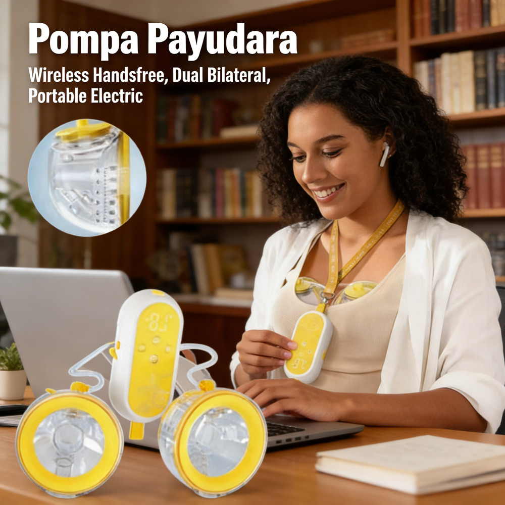 Payudara Bilateral Portable Listrik Pompa 2Pcs/Set Wireless Mode Pijat Pompa Payudara Pompa Dual
