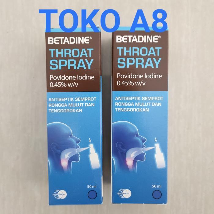 Betadine Sore Throat Spray 50ml Betadine Throat Spray Betadine Spray Terlaris