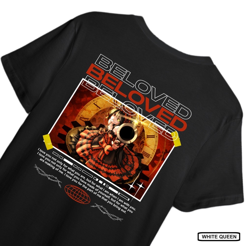 KAOS TOKISAKI KURUMI DATE A LIVE STREETWEAR -  DESIGN KURUMI TOKISAKI DATE A LIVE