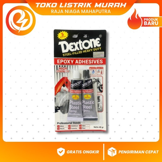 Lem Besi Dextone / Lem Epoxy Kuat Tahan Panas untuk Besi & Logam