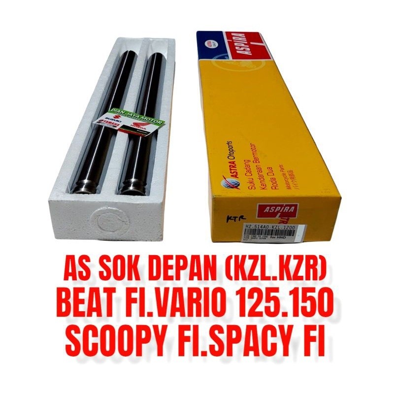 AS SHOCK DEPAN BEAT F1 KZL VARIO 125 ASPIRA ASH SHOCK BEAT FI VARIO 125 ASPIRA