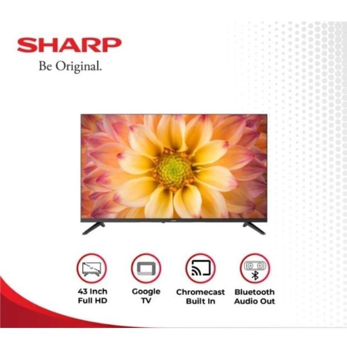 TV LED Sharp Android GoogleTV 43inch 2T-C43GH3000i