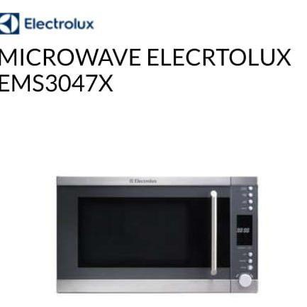 microwave ELECTROLUX EMS 3047 X