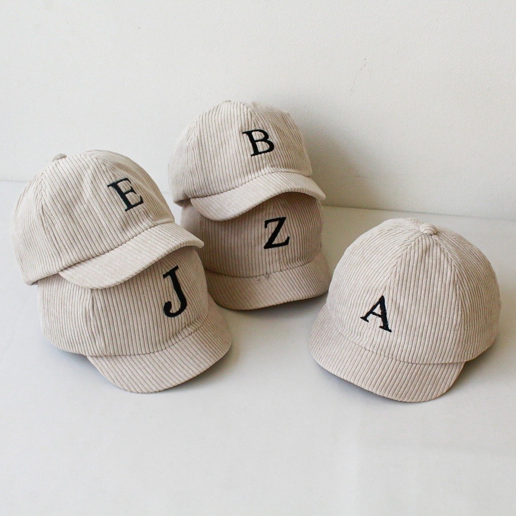 Topi Anak Coduray Cream Alfabed A-Z 6bulan -3Tahun