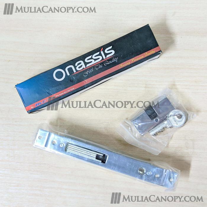Kunci Pintu Sliding Onassis / Body Kunci Pintu Geser ONASSIS ONASIS