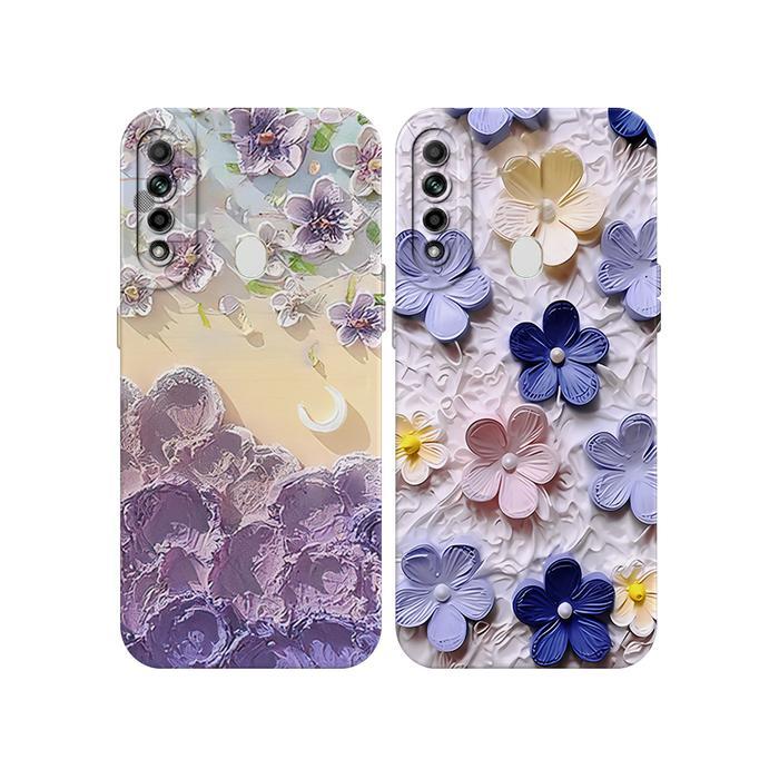 Softcase  OPPO A31 2020 / A8 2019 - Case Motif Bunga - Silikon TPU Anti Slip