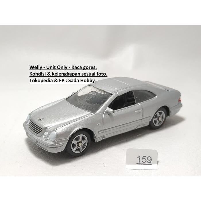 Mercedes Benz CLK 230 Silver Welly Diecast Miniatur