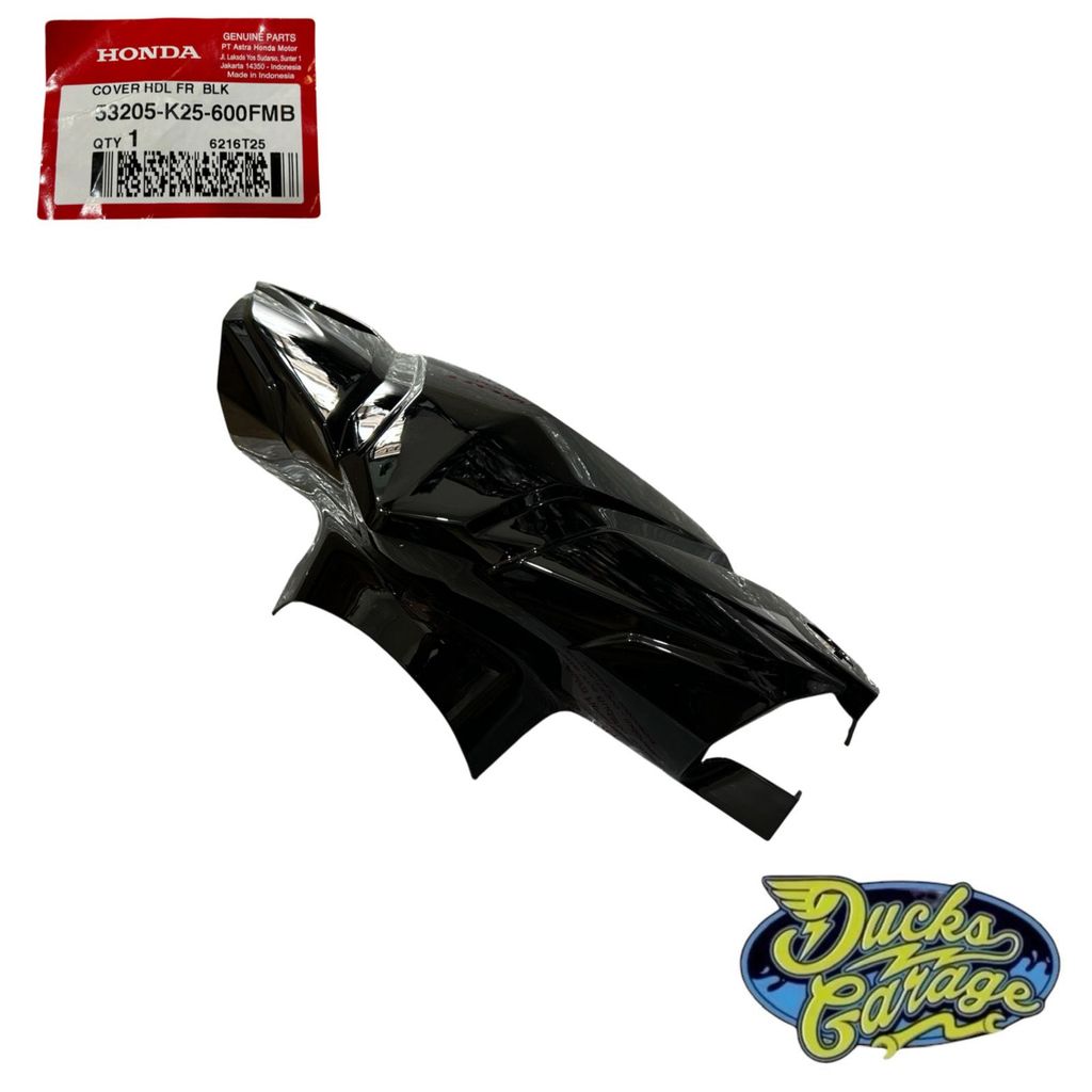53205-K25-600FMB Batok Kepala Depan Honda BeAT Sporty eSP (K25) 2014-2016 Hitam Original