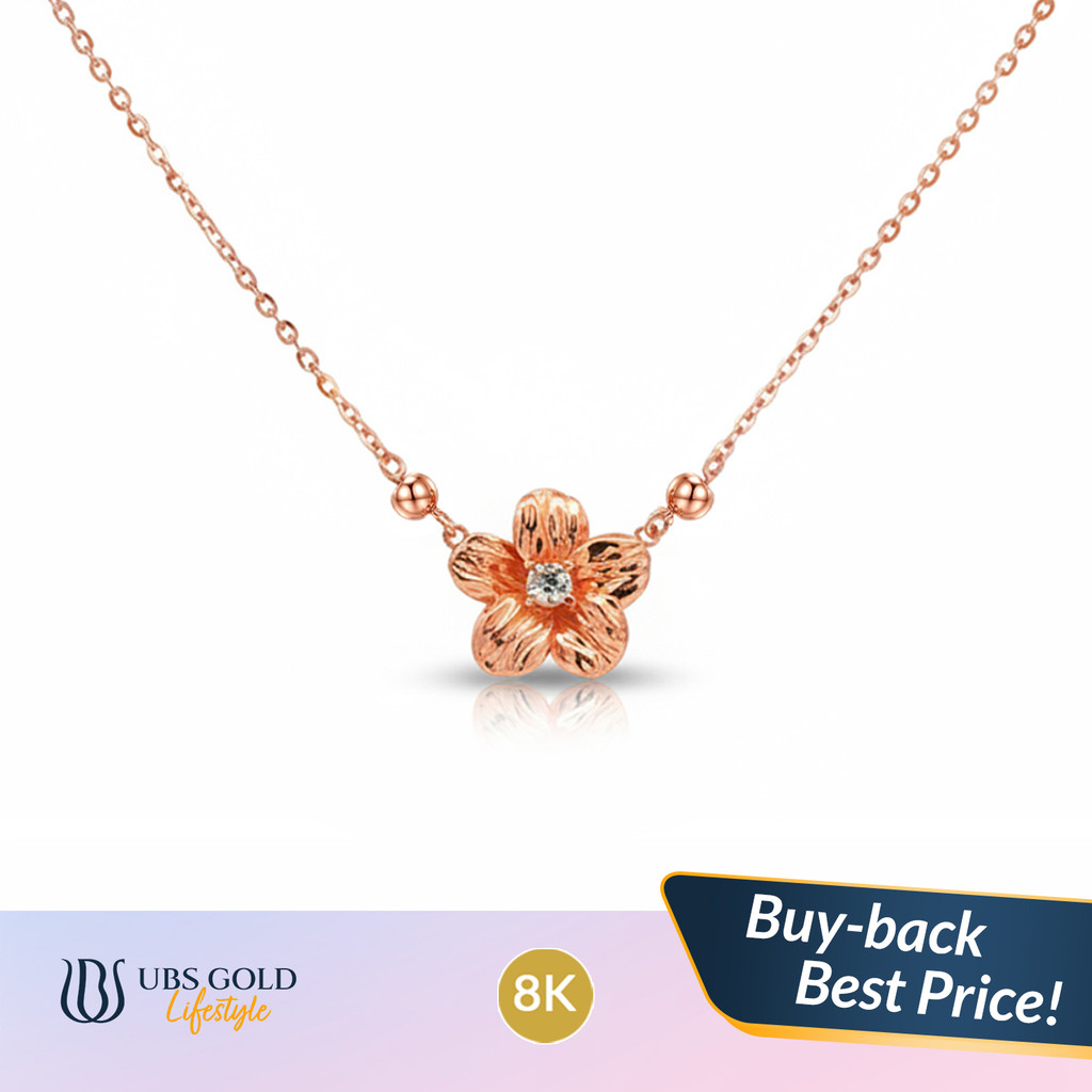 UBS Gold - Kalung Emas Millie Molly Blooming - 8K - Ksk1370k