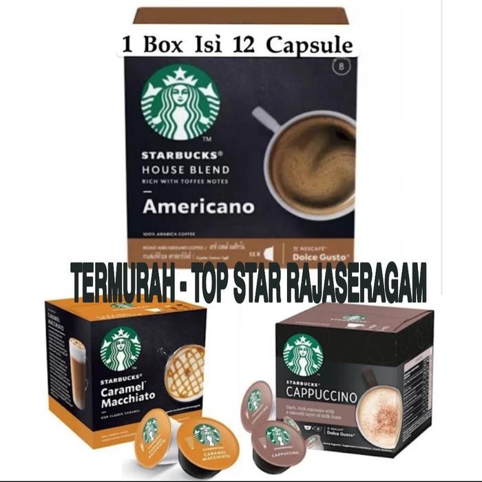 Promo Nescafe Dolce Gusto NDG Starbucks Coffee Capsule Kopi Starbuck Dus - Americano