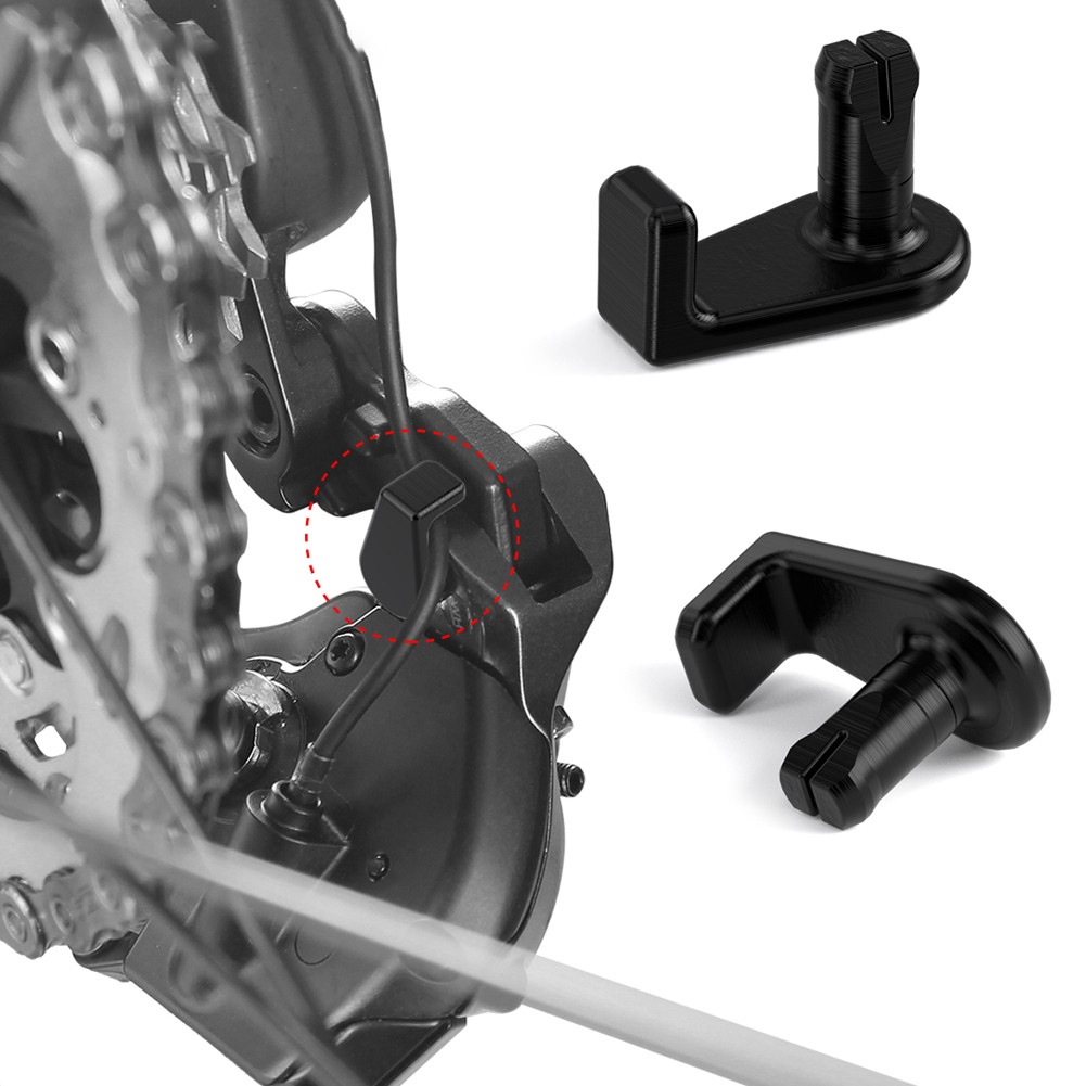 2 Buah Gesper Pengikat Kabel Derailleur Elektrik, Penata Kabel Sepeda, Klip Gesper Pengikat Kabel El