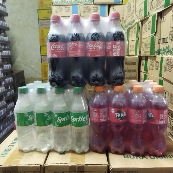 Coca cola / fanta / sprite 390 ml 1 pack isi 12 - sprite