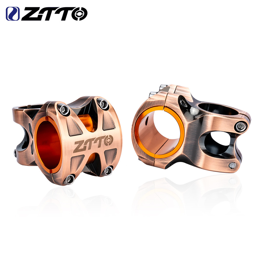 ZTTO MTB Stem Sepeda Ringan Berkekuatan Tinggi CNC Aluminium Alloy 0 Derajat Rise DH AM Enduro Untuk