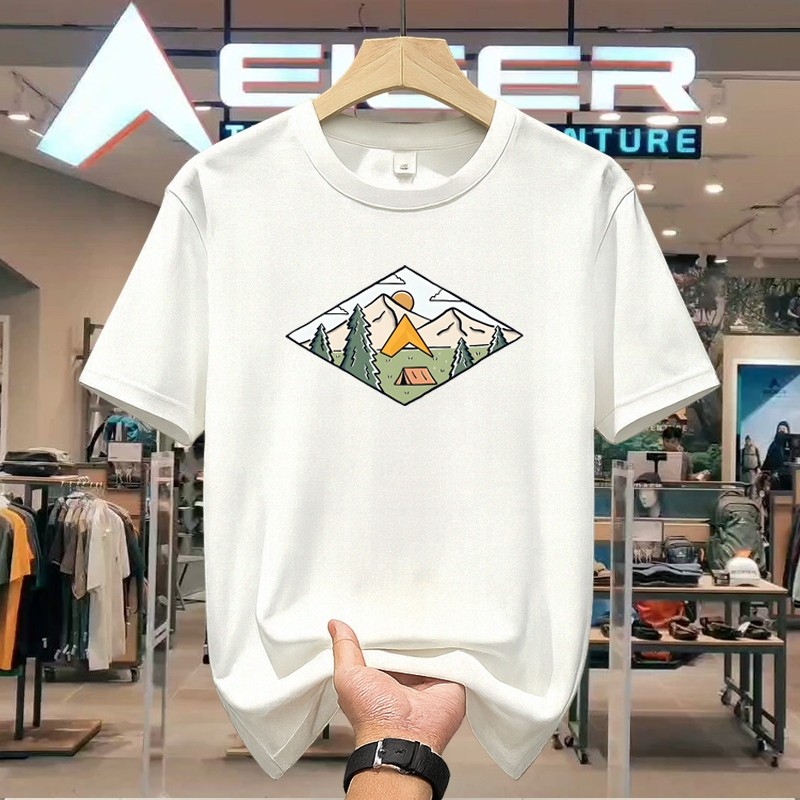 Pilihan Kaos EIGER  untuk Gaya Praktis dan Fleksibel T-Shirt baju distro kaos pria original 100% len