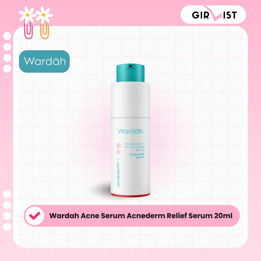 Wardah Acne Serum Acnederm Relief Serum 20ml - Skincare