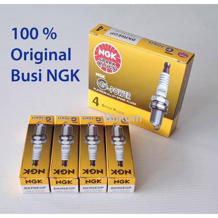 CARZON 1 Pack Busi NGK G Power Platinum BKR6EGP Busi Mobil Avanza Brio APV Mobilio
