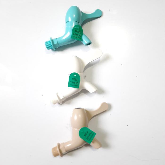 Kran Plastik Pvc NEW SANHO / Keran Air ENGKOL / PLASTIK TAP