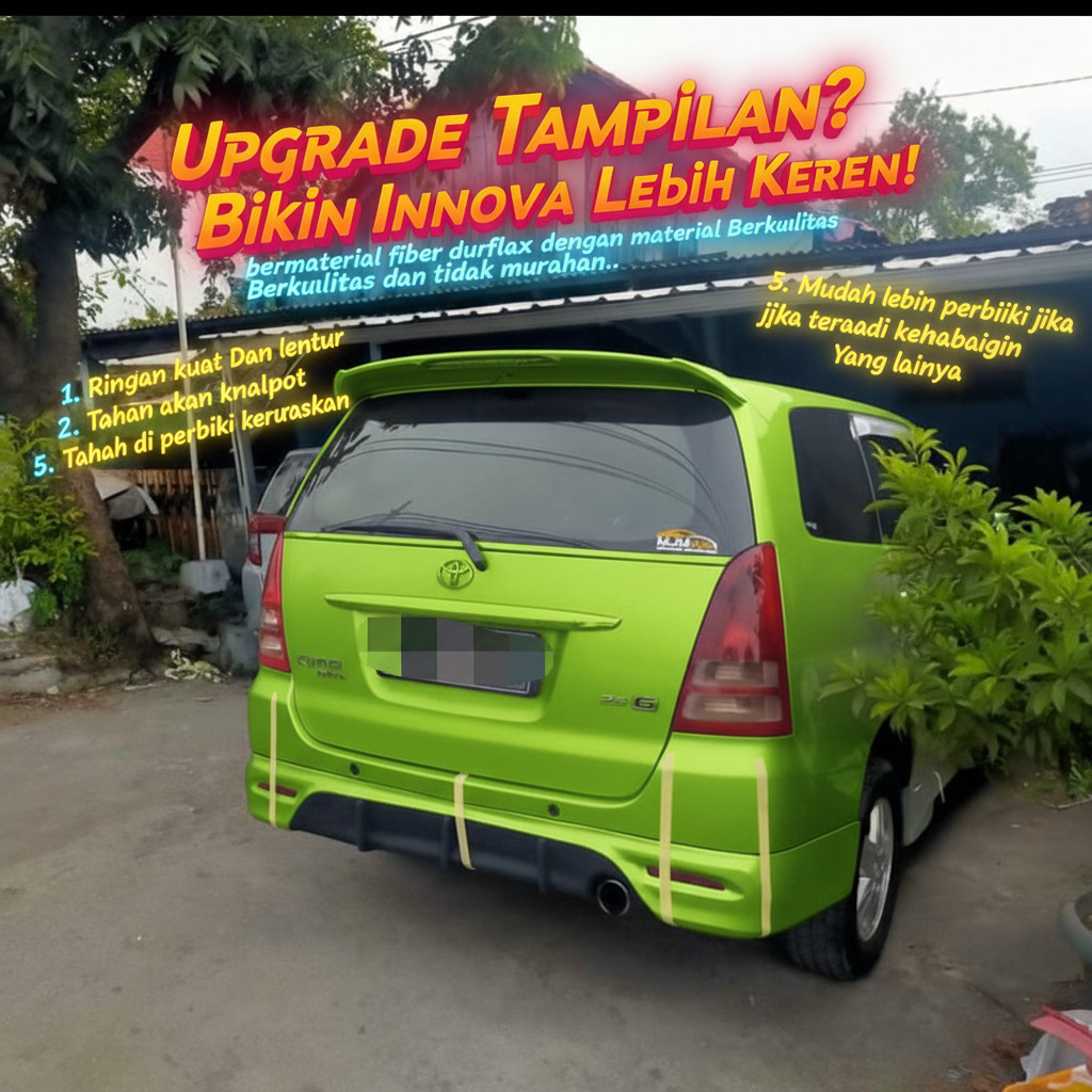 Bodykit Toyota kijang Innova 2004-2008 body kit Innova 2004-2008 airmaster