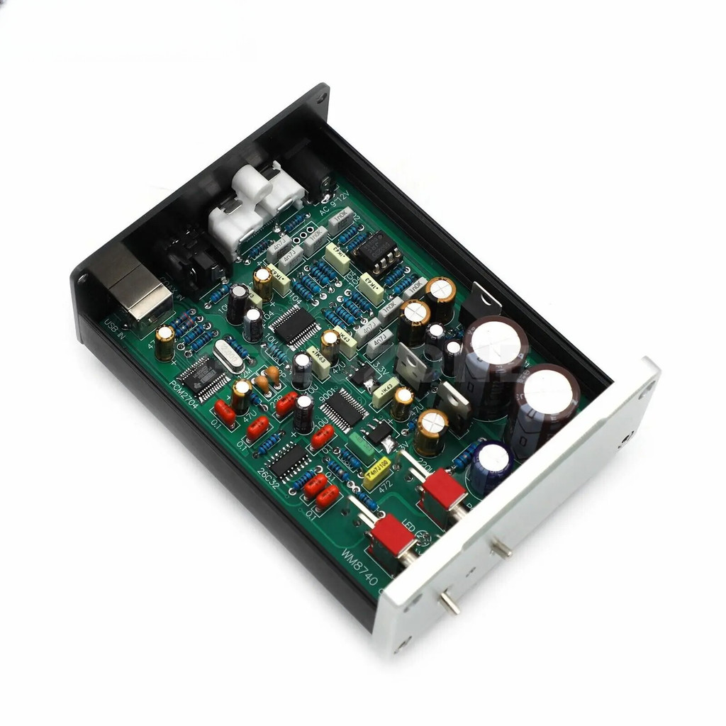 WM8740+R9001+PCM2704 Auo DAC  USB COAX Auo Decoder Board