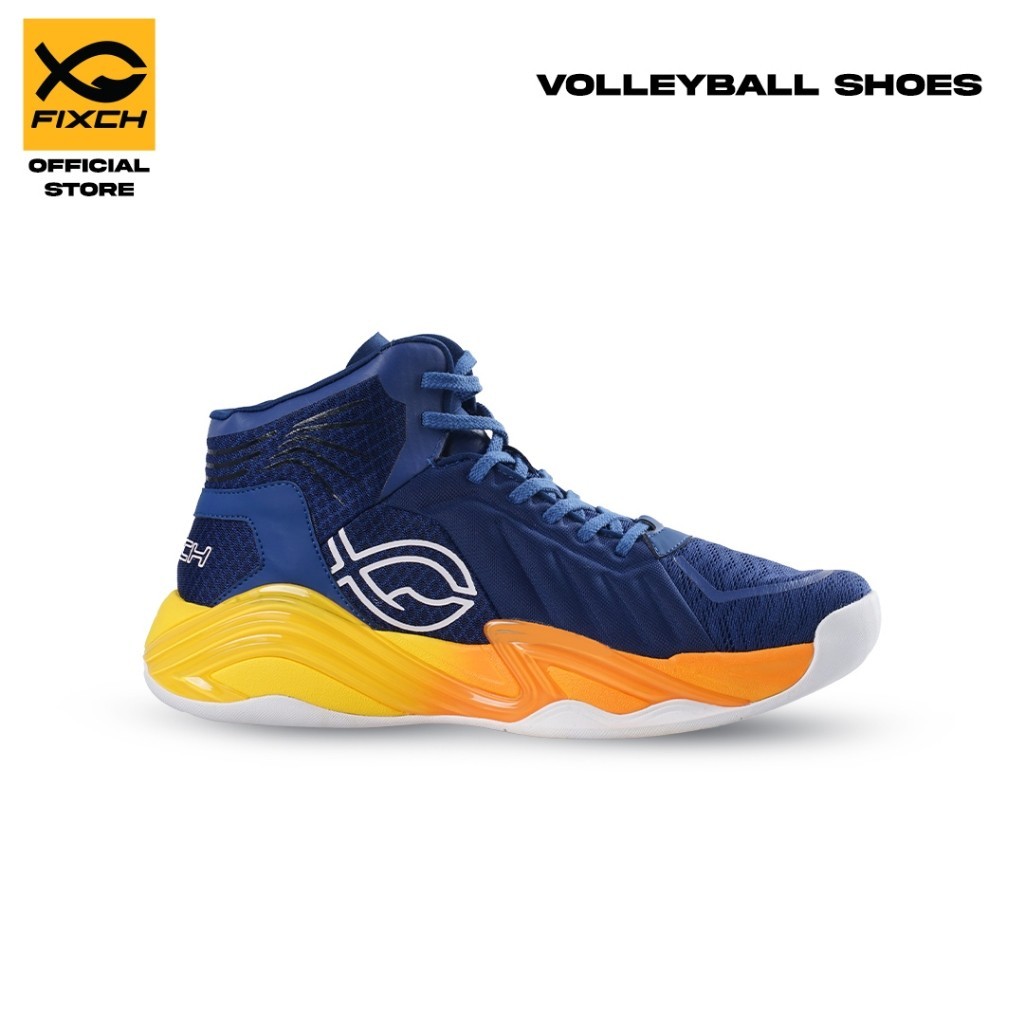 FIXCH - Repulsion Posseidon Blue - Orange - White volleyball shoes