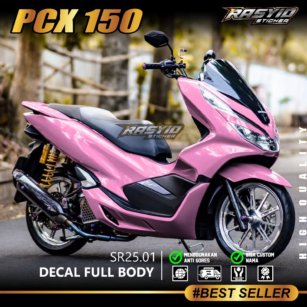 COD Sticker Decal Full Body Honda PCX 150 Tahun 2017 2018 2019 2020 Decal Sticker PCX 150 POLOS Raci