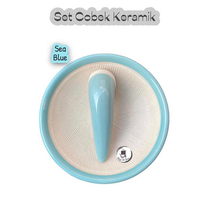 Cobek Keramik Estetik Cobek Viral / Uleg Keramik / Cobek Nordic Ulekan Kitchenware Dapur Tanah Alat 