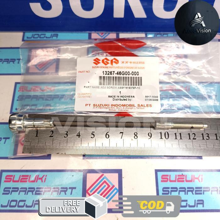 13267-46G00-000 Baut Setelan Gas RPM Karburator Suzuki Spin 125 Ori