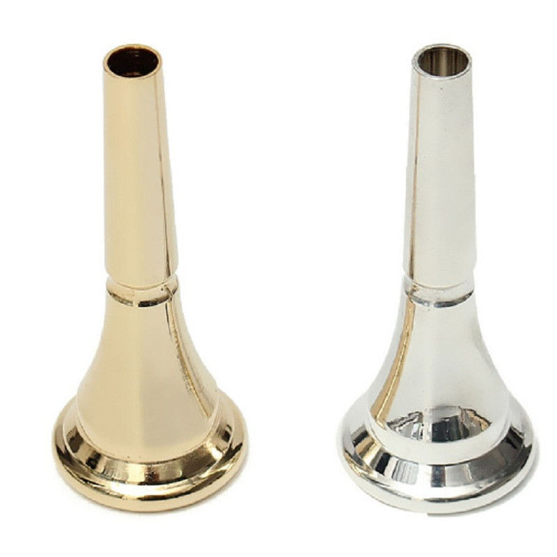 Professional Gold Silver Plated French Horn Mouthpiece Metal Copper Alloy French Horn Musical trumen