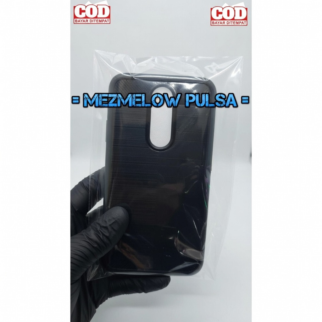 Caseng Softcase Case Fiber Carbon Casing XIAOMI REDMI 8 BIASA / XIAOMI REDMI 8A - Gambar 2