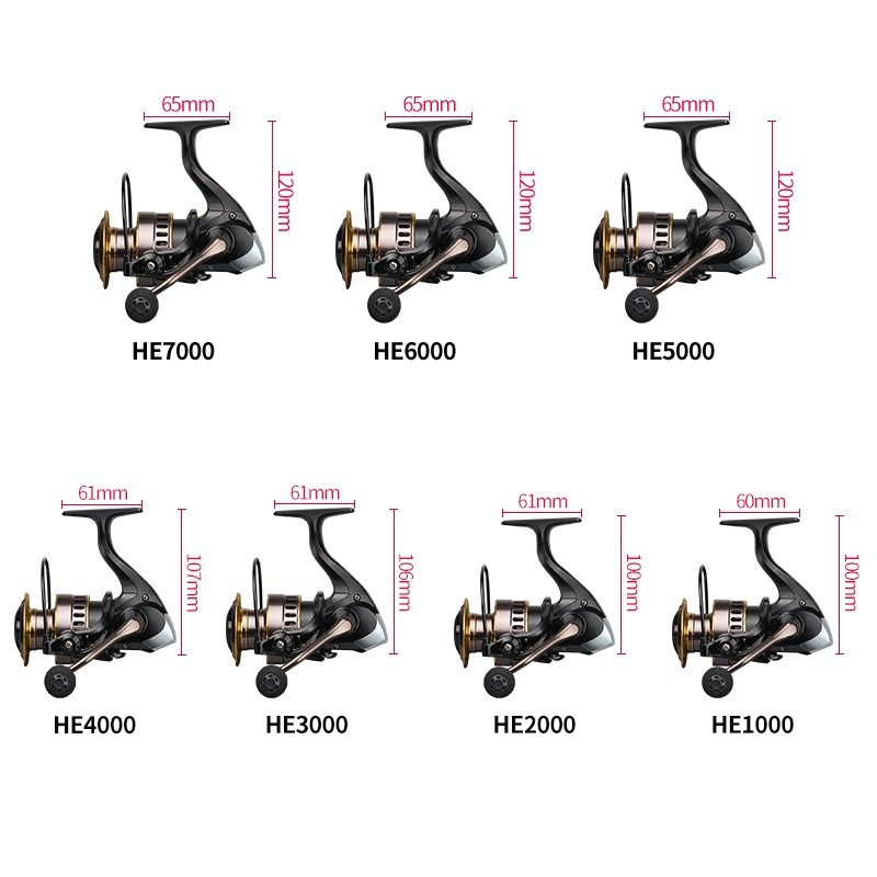 HOT PRODUCT SUMMER FISHING REEL PANCING HE500 - 7000 FISHING REEL SPINNING ASLI BESI REEL PANCING