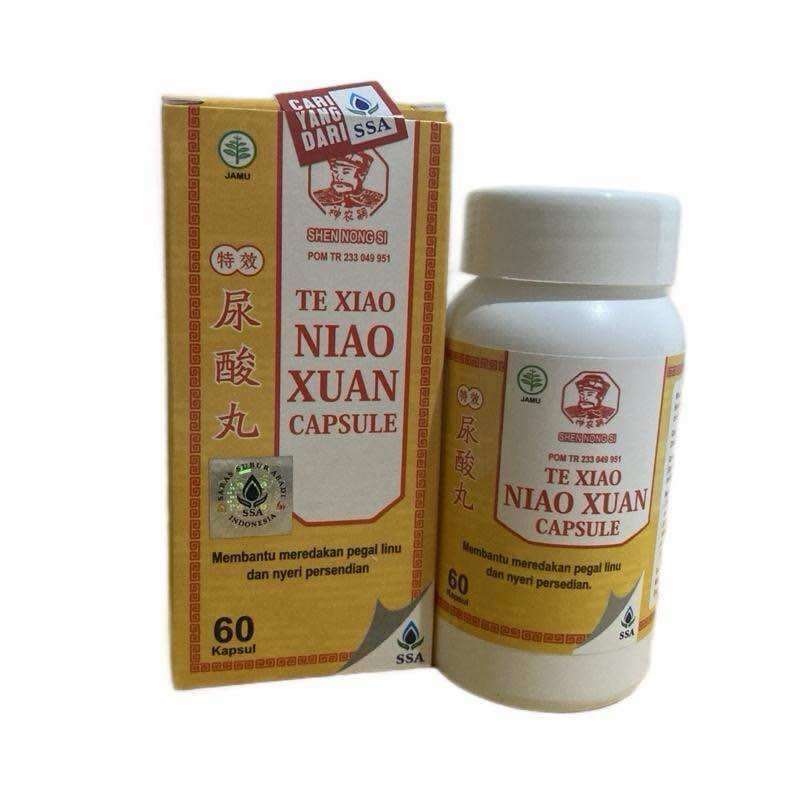Te Xiao Niao Xuan Capsule - Asam Urat - Niao Suan Wan